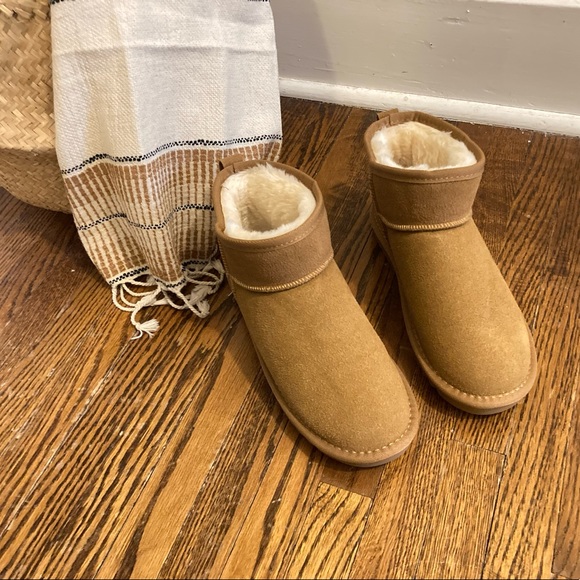 Ultra Mini Style Faux Suede Winter Boots sz 38 - Picture 3 of 7